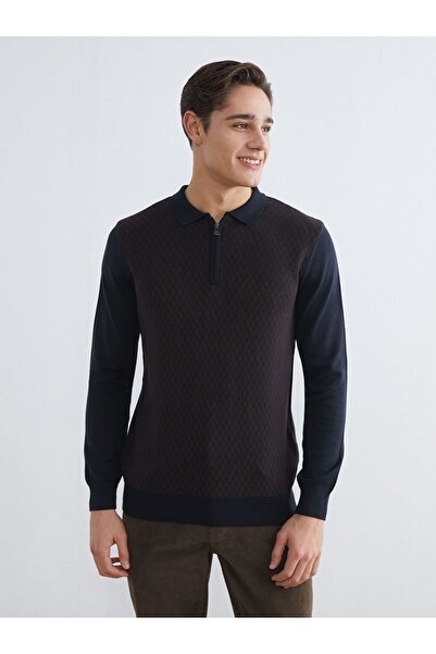 LC Waikiki Lcwaikiki Classic Polo Neck Men's Knit Sweater