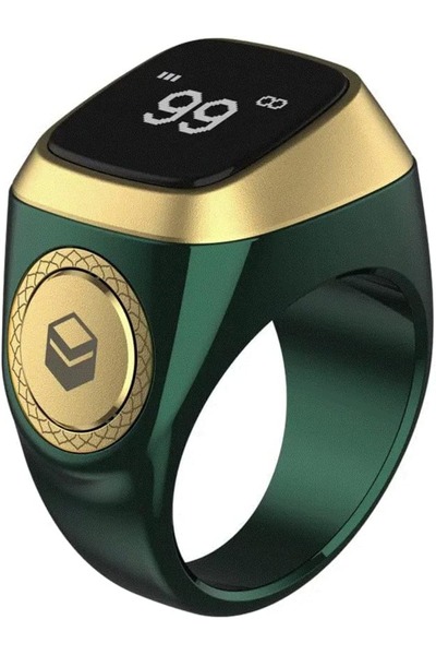 iqibla E01 Smart Tasbih Zikr Ring OLED Display Prayer Reminder 5 Time App Alerts QIBLA Life App