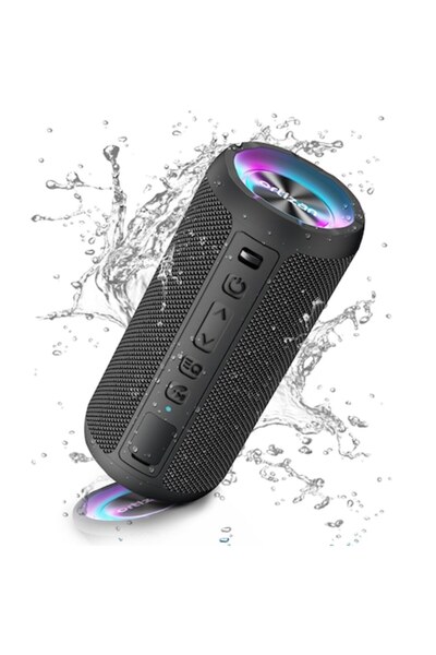 ElectroAZ Boxă portabilă, ElectroAZ, Bluetooth 5.3, Negru, 24 W, Rezistent la...