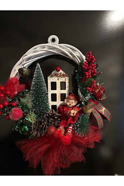 florealFlowers Yılbaşı Kapı SÜSÜ