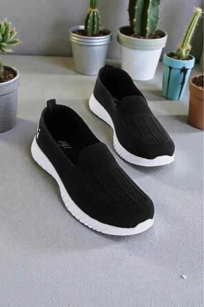 VANONE Women's Knitwear Lightweight Slip-On Breathable Knitted Ballerinas Daily Comfortable Use