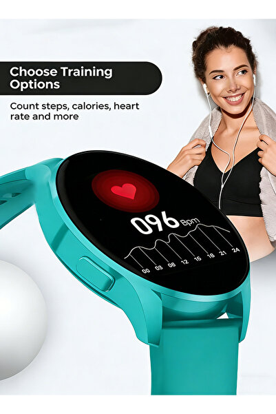 X SPRING Smart Bracelet B39K waterproof sports watch, high definition, heart rate sleep monitor, (green)