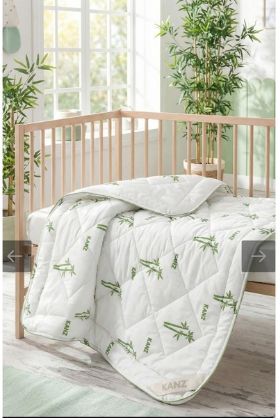 Deneme Zamanı Luxury Bamboo Baby Quilt Kanz 95X145