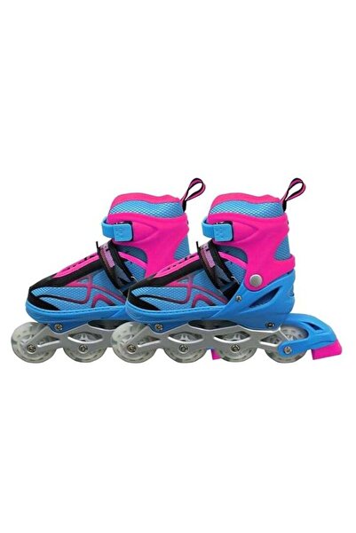 Endless حذاء تزلج قابل للتعديل EL1027 - مقاس أوروبي 34-38 (بريطاني 1.5-5)، إط...