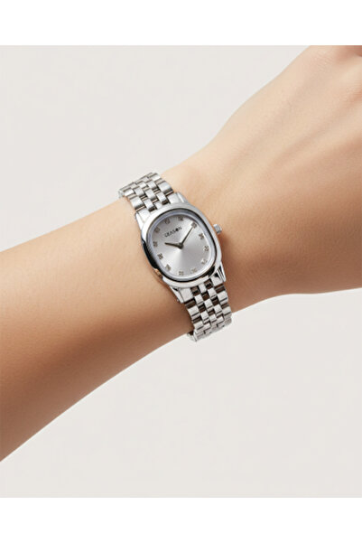 season Silver Oval Women's Watch