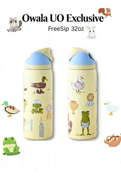 owala زجاجة مياه معزولة من الفولاذ المقاوم للصدأ من يو أو إكسكلوسيف فري سيب، ...