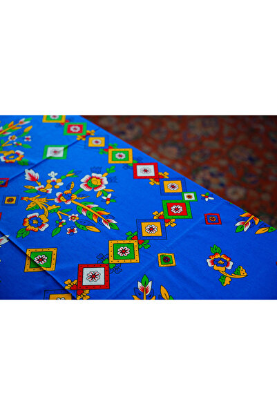 Komana Art Pamuklu Tokat Geleneksel Motifli Masa Örtüsü – Yıkanabilir, Dayanı...