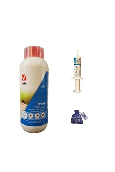 Vebi Insecticid CY 1L anti tantari, insecte +​​gel gandaci MaxForce Envu 20g și sac de lavandă LF 10g
