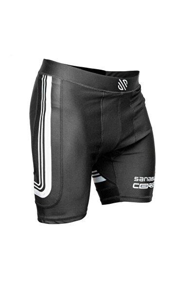 Sanabul شورتات ضغط أساسية لفنون القتال المختلطة - جيو جيتسو بدون بدلة، أسود ب...