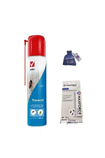 Bayer Duracid Vebi 500 ml + Maxforce 5 g Gel + Lavender Sachet 10 g - Insecticide Set