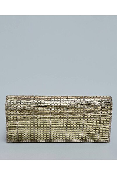 R&B Women'S Gold Embellished Clutch
