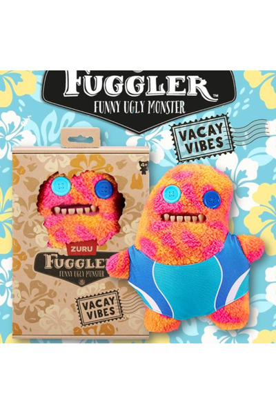Zuru Fuggler Vacay Vıbes Tatil Havası Komik Peluş Oyuncak Sir Splodge a Lot 2...