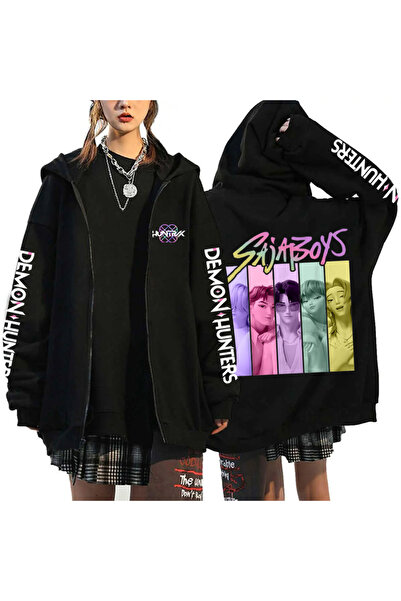 NO BRAND هودي فرقة فتيات ويتشر الكورية، بقصة فضفاضة، مناسب لفصلي الخريف والشت...