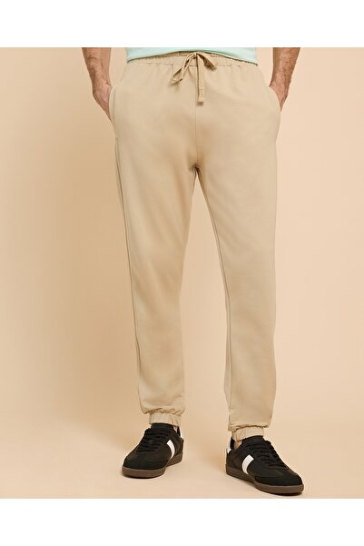 R&B Solid Joggers With Drawstring Waist