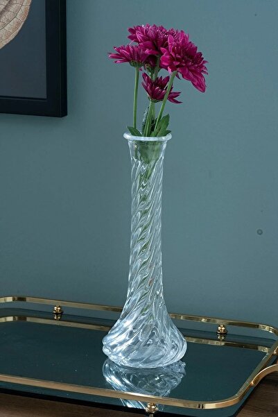 Green Eye مزهرية كارانفيليك بنمط البرغ 25 سم × 9 سم VA.KRL.005