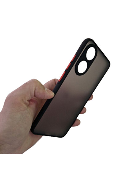 OEM Carcasă hibridă compatibilă cu Oppo A78 4G, fumurie