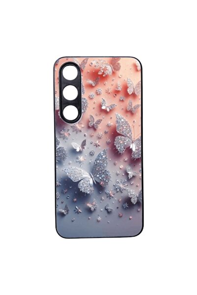 ELITE MOBILE Carcasă moale TPU compatibilă cu Samsung Galaxy S25, design fluture