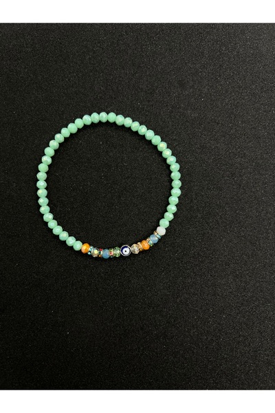 GiftPack سوار مصنوع يدويًا من الخرز الحجري الطبيعي - تصميم بسيط