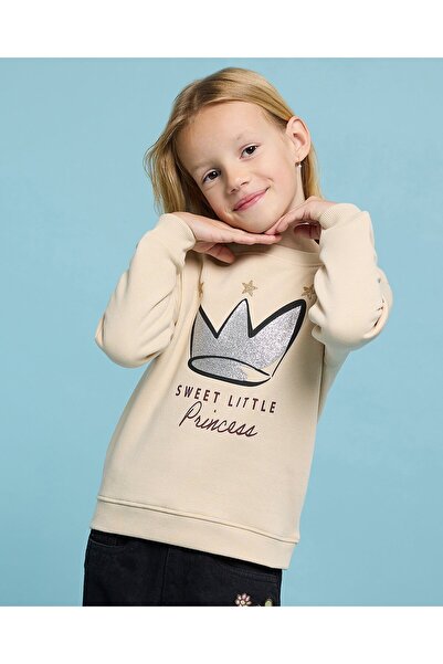 R&B Printed Sweatshirt With Crew Neck And Long Sleeves