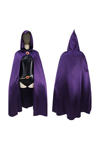 NO BRAND Cosplay Set, Two-Piece, Raven Boy Titan Raven, 3XL