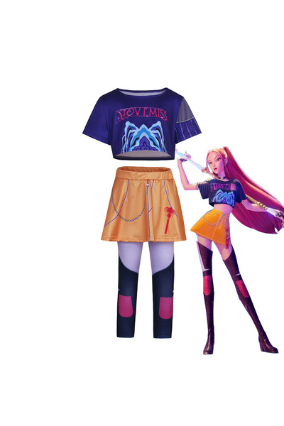 NO BRAND زي تنكري لشخصية ميرا من أنمي "مطاردة الساحرات" الكوري، مناسب للهالوي...