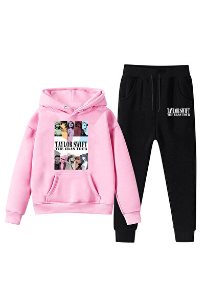 NO BRAND طقم سترة صوفية من تايلور سويفت، جولة ذا إيراس، WY-321، وردي، 150 سم