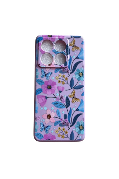 ELITE MOBILE Carcasă moale TPU compatibilă cu Xiaomi 14T - Liliac fluture