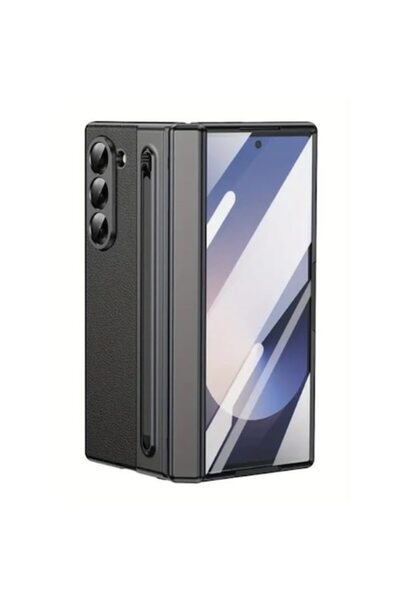 ELITE MOBILE Husă din piele cu S-Pen și protecție pentru ecran compatibilă cu...