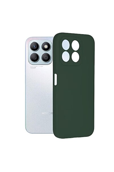 ELITE MOBILE Carcasă moale din catifea compatibilă cu Honor X8b, verde închis