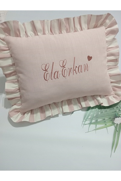 MODA Nakişli Bebek Taki Yastiği Kişiye Özel İsim Harf Seçeneği