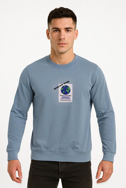 Stylein Boys Printed Crewneck Sweatshirt