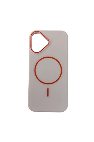ELITE MOBILE Carcasă magnetică moale TPU compatibilă cu iPhone 17, albă