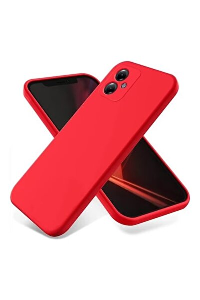 OEM Carcasă din catifea moale TPU compatibilă cu Motorola G54, roșie