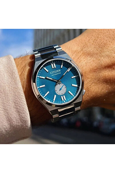 Citizen Tsuyosa Erkek Kol Saati – 40 mm – Çelik Kasa – Çelik Kordon – Mavi Dokulu Kadran – Otomatik