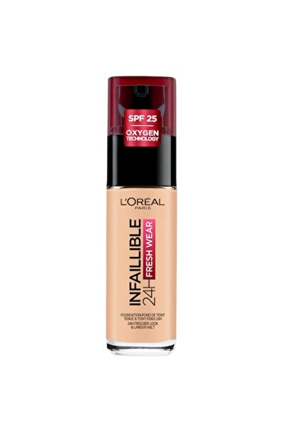L'Oreal Paris Infaillible 24H Fresh Wear Transfer-Resistant Foundation 245 Honey Golden, 30 ml