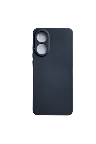 OEM Carcasă din catifea moale TPU pentru Oppo A78 4G - Neagră