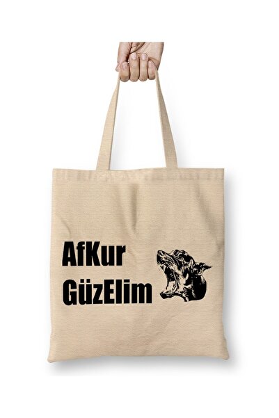 Toyaso AfKur Beautiful Black Sea White Tote Bag Τσάντα αγορών με μακριά λαβή ...