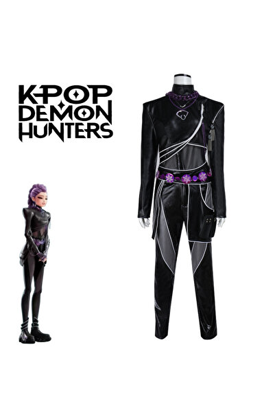 NO BRAND زي تنكري لشخصية رومي من أنمي "مطاردة الساحرات" (K-POP Witch Hunt)، ب...