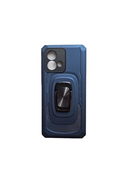 OEM Carcasă antișoc cu magnet și inel compatibilă cu Motorola G84 5G, Albastr...