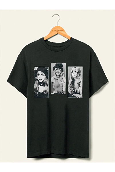 barsdepo تي شيرت ستيفي نيكس مطبوع ، قصة فضفاضة تي شيرت للجنسين للأطفال / البا...