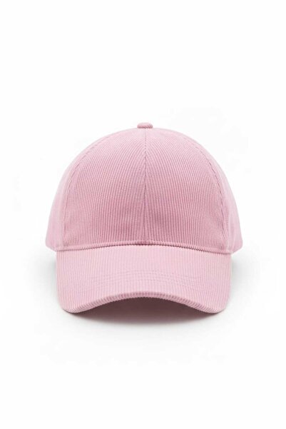 patasarım Kadife kışlık şapka pembe
