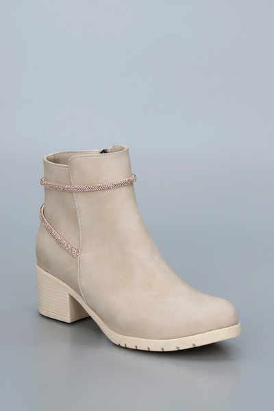 GİNZA SHOES Bln Ns200 Stone Striped Detail Half Boots