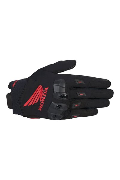 Alpinestars Honda SP X 3 Korumalı Motosiklet Eldiveni Siyah Kırmızı