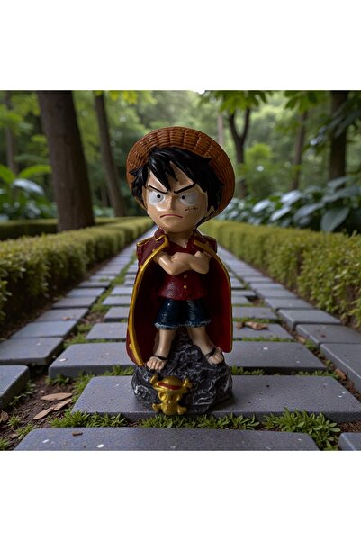 GümüşAVM Anime Figürü - One Piece Luffy Chibi Karakteri Figürü