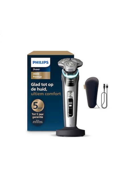 Philips i9000 Prestige Electric Shaver XP9204/10, wet/dry, SkinIQ, Precision Flexing 360, 60 min, Gr