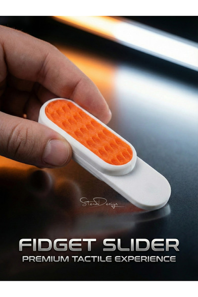 SteraDesign Manyetik Fidget Slider - Dokulu Stres Kaydırıcı Oyuncak - Yetişkin ve Çocuk İçin Odaklanma Aracı