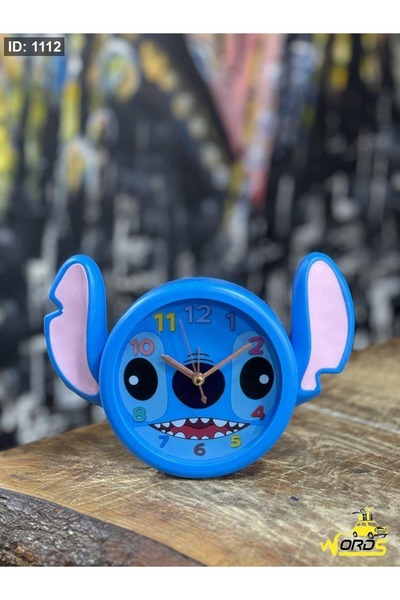 nilss 2021 Sttich Çocuk Odası Saati Alarmlı Hediyelik Masa Saati Çalışma Masa...