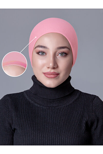 nanak Pink Stretch Fabric Non-Slip Bonnet
