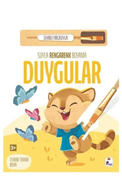 İndigo Kitap Suyla Rengarenk Boyama - Duygular (Sihirli Fırçasıyla) Kolektif
