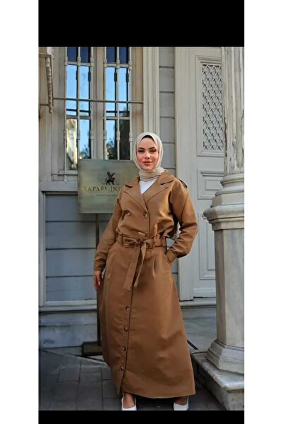 NevaMar Buttoned Skirted Trench Coat Torino Fabric